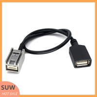 ? SUW USB Cable ADAPTER AUX 2008เป็นต้นไปสำหรับ Civic JAZZ/CR-V Accord/CR-Z 09-13 MP3