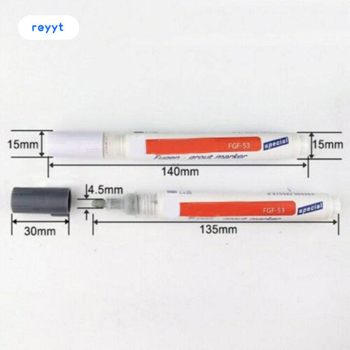 ghj-ปากกาสำหรับปากกามาร์กเกอร์กันน้ำแบบมีช่องว่างทำจากตะเข็บกระเบื้องเซรามิกเหมาะสำหรับช่องว่างกระเบื้องปูพื้นผนัง