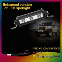 dongchengdianzi หลอดไฟ LED สปอตไลท์4นิ้ว9W 3 6000K ไฟ LED สำหรับบาร์รถ ATV เรือออฟโรด