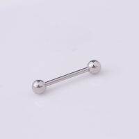 1ชิ้นแหวนเจาะเหล็กบาร์เบลใส่บนร่างกายที่เจาะเครื่องประดับแหวน Percing Ring Studs Barbell Bar แหวน