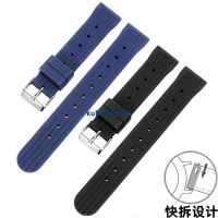 Suitable For 22Mm 20Mm Width Watch Band Silicone Waterproof Strap Universal Sport Bracelet Men Replacement Watchband Wom