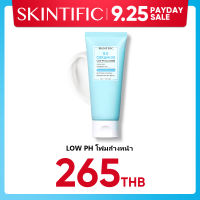 SKINTIFIC 5X เซราไมด์ คลีนเซอร์ที่มีค่า pH ต่ำ เจล คลีนเซอร์ 80ml