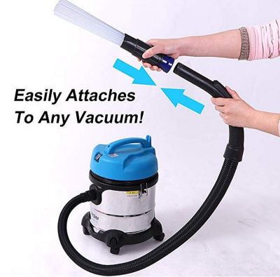 Holiday discounts Universal Vacuum Attachment Dust Daddy Small Suction Brush Tubes Cleaner Remover Tool Cleaning Brush For Air Vents Keyboards