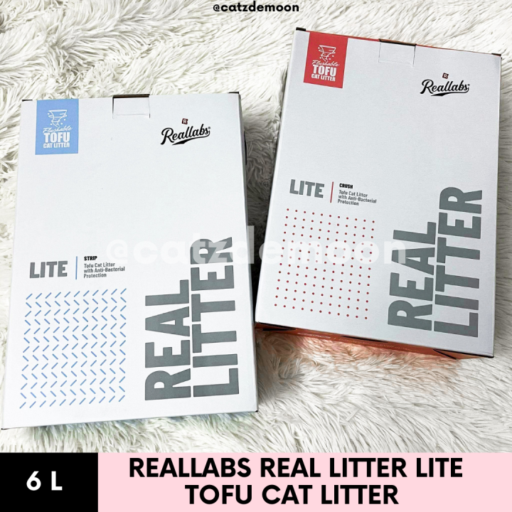 NEW! Reallabs Real Litter Lite Tofu Cat Litter with 6L Lazada