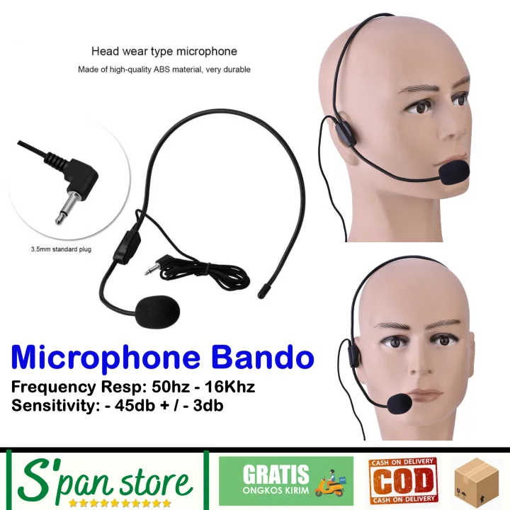 Mic / Microphone Bando Clip On Youtuber Original Mic Clip On Lazada