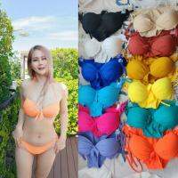 ชุดว่ายน้ำวันพีช ลด 50% ใส่โค้ด INCML11 บิกินี่ รุ่นฟองโบว์ (Bikini Bow) มีหลายสี เดรสว่ายน้ำ