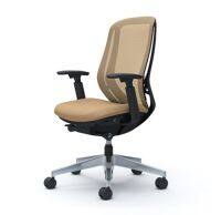 OKAMURA เก้าอี้รุ่น SYLPHY, ALUMINIUM BASE, WITH 3D ARMREST, BEIGE เก้าอี้ทำงาน เก้าอี้สำนักงาน Ergonomic Chair