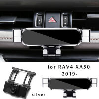 Hot Car Phone Holder For Toyota RAV4 5th XA40 XA50 2017 2022 GPS Stand Rotatable Support Mobile Accessories