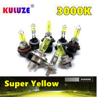 H1 H3 H4 H7 H8 H11 Super Yellow Headlamp 3000K HB3 HB4 9012 Halogen Lamp Upgrade Rain And Fog Proof Light Car Bulb 2 pcs