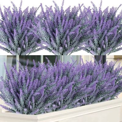 【cw】 1/3Bundles ArtificialFlowers Plastic FakeWedding Bridal Bouquet Indoor OutdoorGarden Decoration Christmas