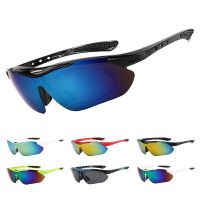 Men Women UV400 Riding Racing Cycling Eyewear Outdoor Anti-glare Mountain Road Bike Sunglasses Dustproof XC MTB Bicycle Glasses  Pedometers