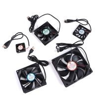 ♧✜┅ Suitable For Computer PC CPU Case Cooling Fan DC 5V USB Brushless Sleeve Bearing Fen Computer PC Silent Cooler Cooling Fan