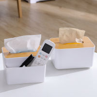 Tissue Box Wooden Lid Toilet Paper Storage Box Solid Wood Napkin Holder Simple and Elegant Quality PP Car Tissue Paper Dispenser