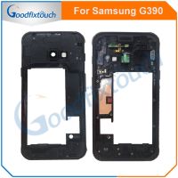 【Worth-Buy】 สำหรับ Samsung Galaxy Xcover 4 G390 Sm-g390f สีดำฝาครอบกลาง Bezelcamera Lensmesh Coverkey อะไหล่ทดแทน