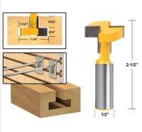 1/2or1/4 Shank T-Slot T-Track Slotting Router Bits สําหรับงานไม้เครื่องตัดสิ่วขายส่งราคากัด