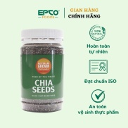 Hạt Chia Đen Australian Grown Naturals 250g Hũ Trồng Tại Úc Không Chất Bảo