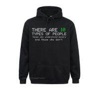 Funky Women Hoodies There Are 10 Types Of People Binary Funny Computer Nerd Premium Hoodie Long Sleeve Sportswears Normal Size Xxs-4Xl