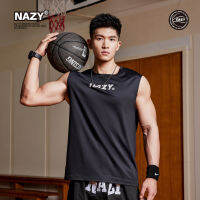 NAZY เสื้อกล้ามบาสเก็ตบอลแบรนด์แฟชั่นสำหรับผู้ชายฤดูร้อนแบบใหม่เสื้อกั๊กระบายอากาศแขนกุด T เสื้อกีฬาลำลองเสื้อหลวม