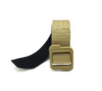 เข็มขัด สองด้าน SECTOR SEVEN Tactical Operator Belt , สีเบจ-สีดำ หัวเข็มขัดสีเบจ