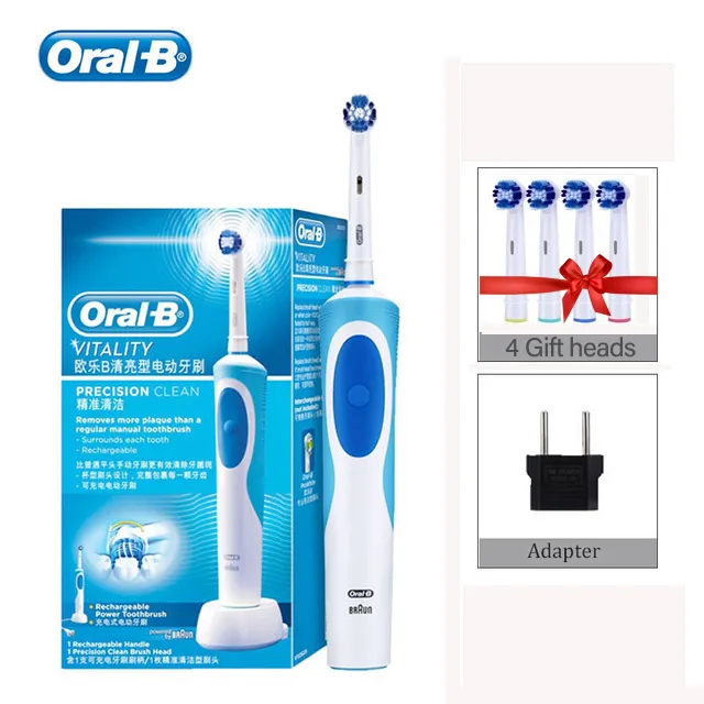 Oral B Vitality Electric Toothbrush Rotating Rechargeable Automatic ...