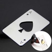 Soda Beer Cap Mens Gift Playing Card Ace of Spades Poker Bar Tool Bottle Opener MR28 22 Dropshipping