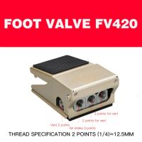 LJLJ-Pneumatic Control Valve Air Valve Fv420 Switch Foot Valve 4f210-08 Foot Pedal 320 Cylinder Valve Pneumatic Foot Pedal