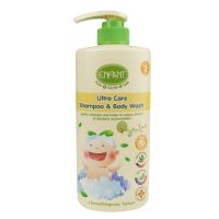 ENFANT ORGANIC (อาบน้ำสระผมในขวดเดียว) EXTRA CLEAN SHAMPOO &amp; BODY WASH สูตร ANTI BACTERIAL 500 ML.