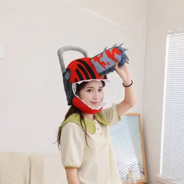 Chainsawman / Anime cosplay costume chainsaw helmet / saw arms