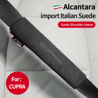 สำหรับที่นั่ง Cupra รถเข็มขัดนิรภัย Alcantara ความปลอดภัยเข็มขัดไหล่ Auto ภายในอุปกรณ์เสริมคุณภาพสูง-Siogue