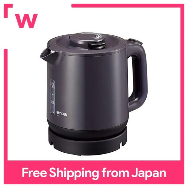 Tiger thermos steamless electric kettle Wakuko 800ml gray PCJA081H Tiger Lazada