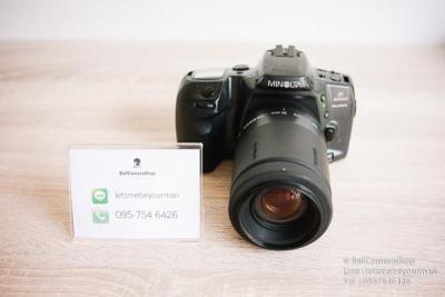 ขายกล้องฟิล์ม Minolta a303SI สภาพปานกลาง ใช้งานได้ปกติ Serial 96701640 พร้อมเลนส์ Tele Tamron 80 – 210mm F4.5 – 5.6