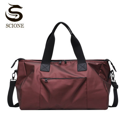 Nylon Waterproof Travel Bag Sports Bags MenWomen Handbags Tote Shoulder Crossbody Bag Duffle Multifunction Luggage Bags XA201M
