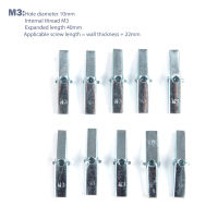 2-10pcs Metal Spring Toggle Anchor M4-M10 Plasterboard Wall Cavity Fixing Bolt