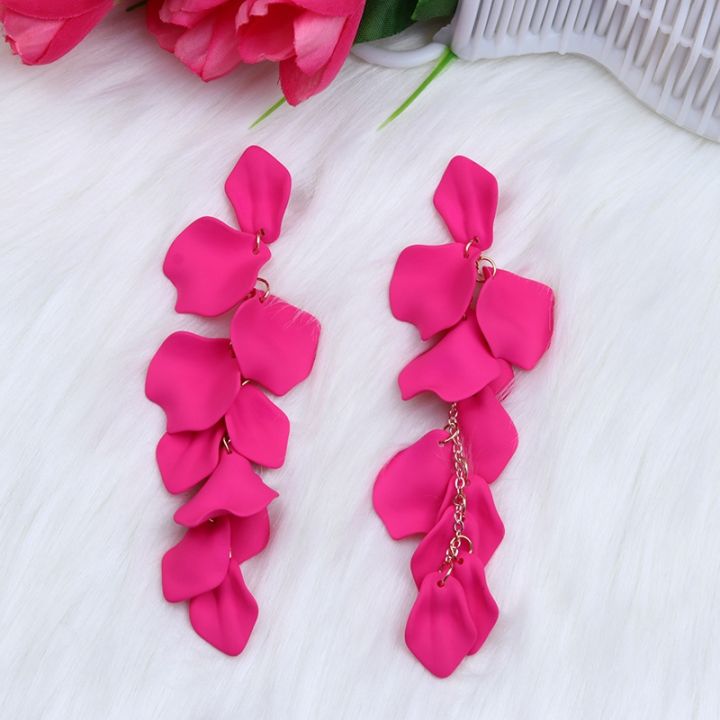 yf-drop-earrings-for-pink-tassel-hanging-earring-fashion-jewelry-accessories