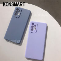 KONSMART 2023ใหม่สำหรับ Samsung Galaxy S23 A34 A24 M33อัลตร้าพลัส A14 5กรัม A04S A04 A23 A13 A53 A33 A32 A03 A54 A52 M53 A52 5กรัมเคส5กรัม A73ผิวสัมผัสเคสโทรศัพท์ซิลิโคน TPU สีเรียบเคสมือถือนิ่ม TPU