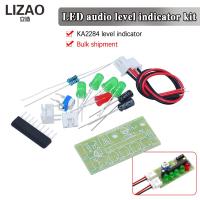 KA2284 Audio Level Indicator Module Suite Trousse ชิ้นส่วนอิเล็กทรอนิกส์ 5mm RED Green LED Level Indicating Board DIY Kits