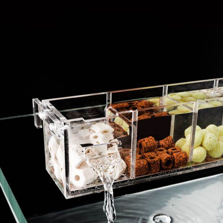 Aquarium External Filter Box Fish Tank Filter Box Without Water Pump