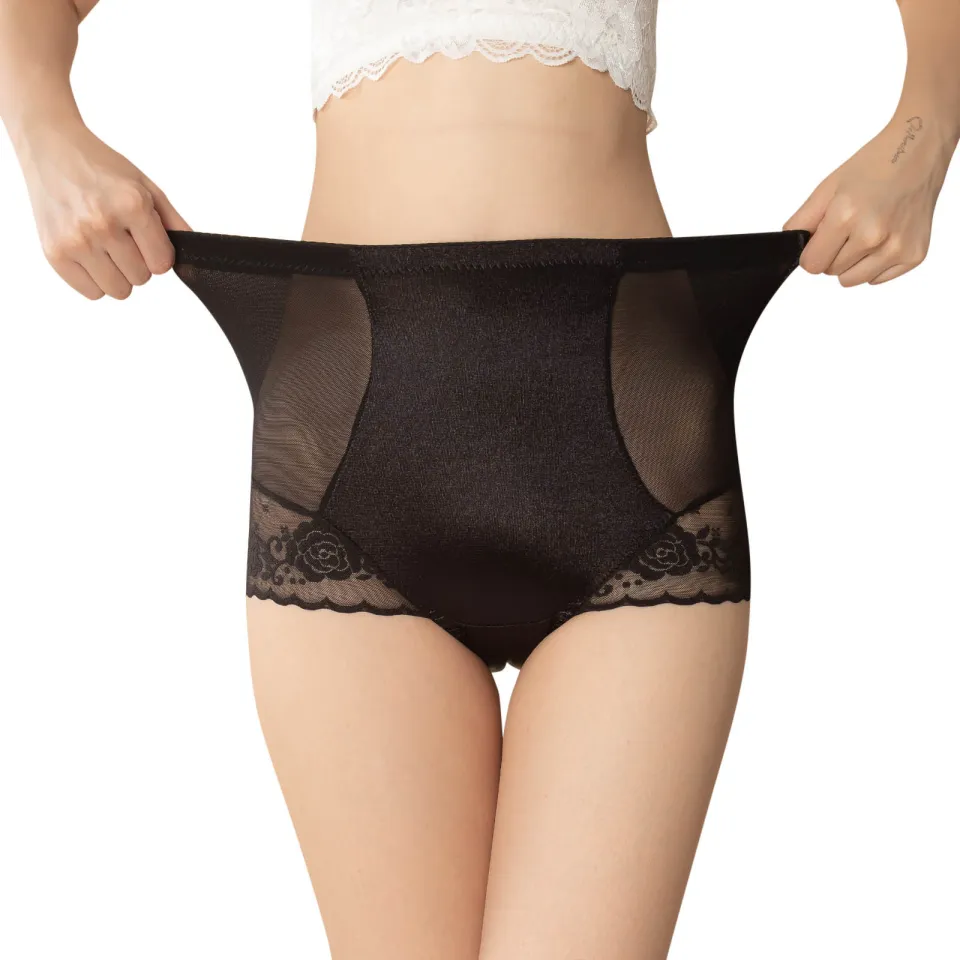 Womens Underwear Seamless Bikini Lace Underwear Half Back Covering