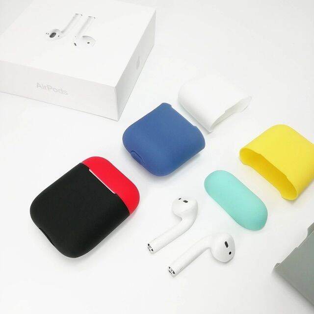 new-ซิลิโคนเก็บกล่อง-pods-แบบสองสี-colorful-style-pods-silicone-protective-case