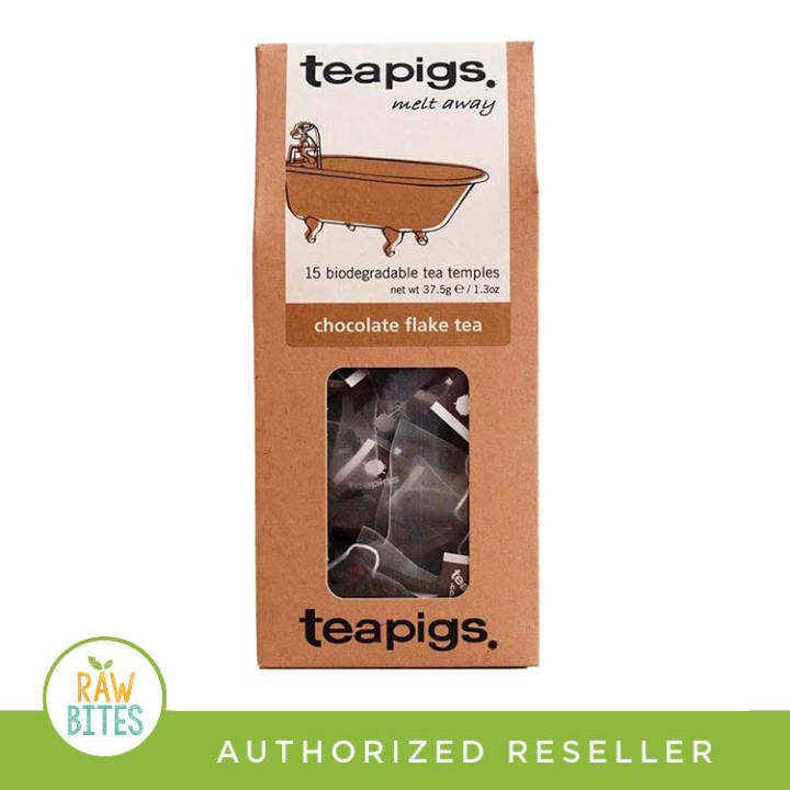 Teapigs Chocolate Flake Tea (15 tea temples) (Gluten Free, Vegan