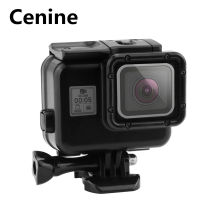 สีดำกันน้ำกรณีที่อยู่อาศัยหน้าจอสัมผัสประตูหลังสำหรับ Gopro ฮีโร่7 6ใต้น้ำกล่องสำหรับไปโปรฮีโร่7 6 5อุปกรณ์เสริมสำหรับกล้อง