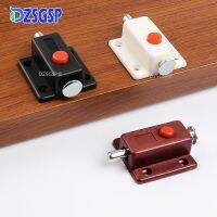 DZSGSP Slide Locker Home Safety Push Button Spring Automatic Bolt Door Bolts Latch Lock Door Window Cabinet CupboardHardware