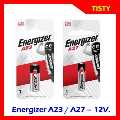 แท้ 100% Energizer 27A  / 23A   12V (1 ก้อน)  Alkaline Battery ถ่านอัลคาไลน์