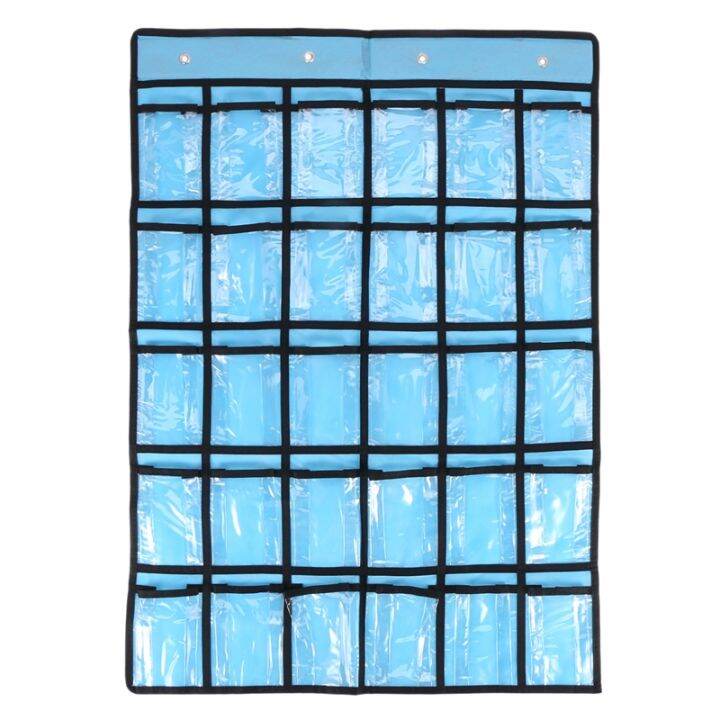 Pocket Chart for Calculator Holder, 30 Pocket Charts for Classroom 33.5