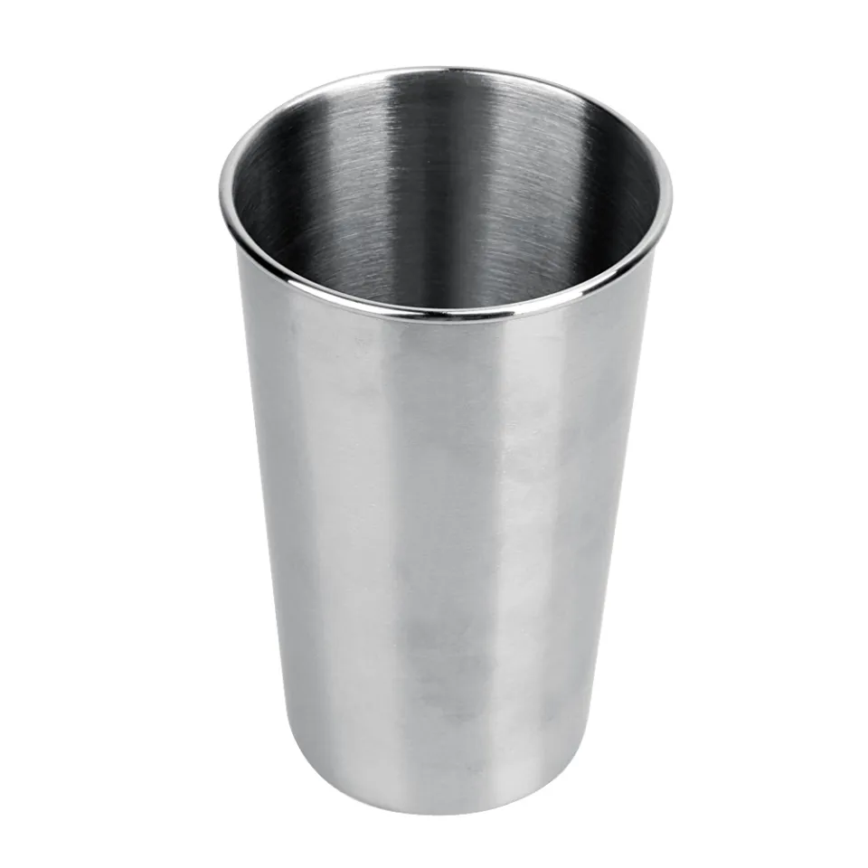 350 500ML Stainless Steel Cups with Juice Beer Glass Portion Cups