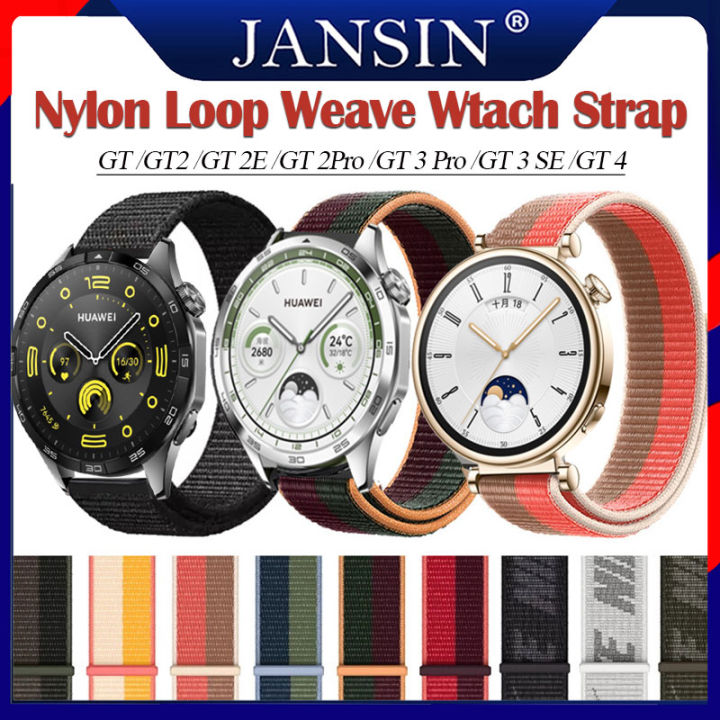 การเปลี่ยนสายนาฬิกาข้อมือ-loop-nylon-nylon-for-huawei-watch-gt-4-41mm-46mm-สาย-กำไลข้อมือ-for-huawei-watch-gt-3-se-gt-3-pro-gt2-46mm-43mm