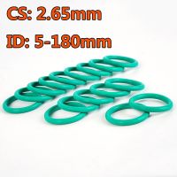 FKM O-Ring CS 2.65mm Fluororubber O-Ring Sealing CS 2.65mm ID 5.3-180mm O-Ring Seal Gasket Ringcorrosion Resistant Sealing