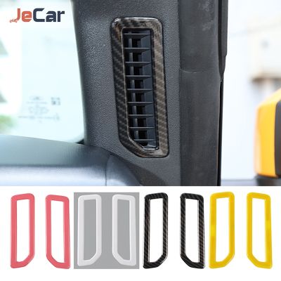 ﹉∈✟ JeCar A Pillar Air Conditioning Air Outlet Decoration Cover Trim Stickers For Ford Bronco 2021 2022 Car Interior Accessories