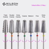 Volcano Bit(Fastest Remove Acrylics&amp;Gels)-Two directional(for All Hand use)-WILSON Carbide Nail Drill Bit