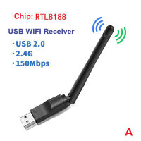 BAIKE MT7601มินิ USB อะแดปเตอร์ WiFi 150Mbps การ์ดเครือข่ายไร้สาย RTL8188การ์ดเครือข่ายเครื่องรับ Wi-Fi สำหรับพีซีเดสก์ท็อปแล็ปท็อป2.4กิกะเฮิร์ตซ์